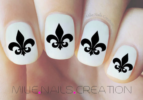 Fleur de Lis Nail decal