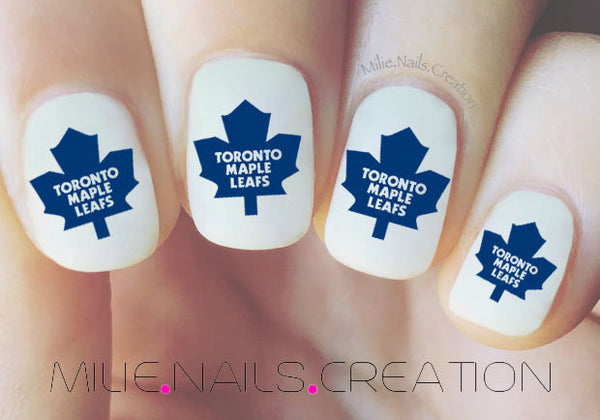 Maple Leafs Nail Decal