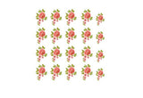 Vintage Flower Nail Decal