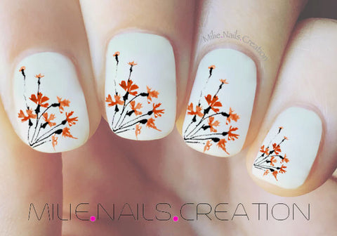 Wild Flowers Nail Decals