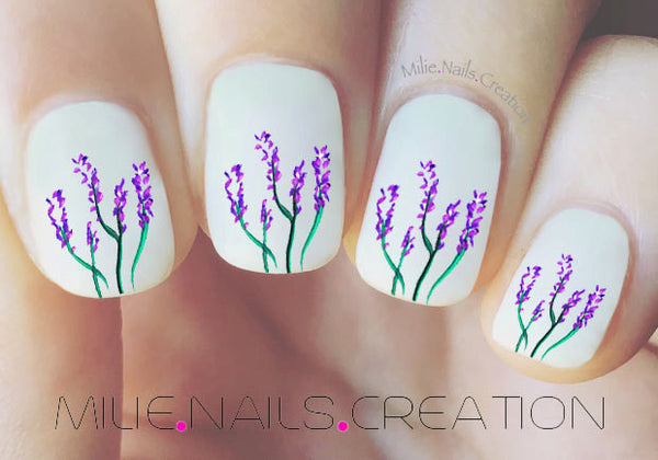 Lavender Nail Decal