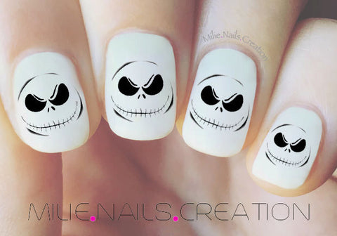 Halloween Dead Snowman Nail decal