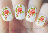 Vintage Flower Nail Decal