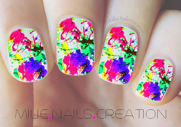 Paint Splash Nail Wrap