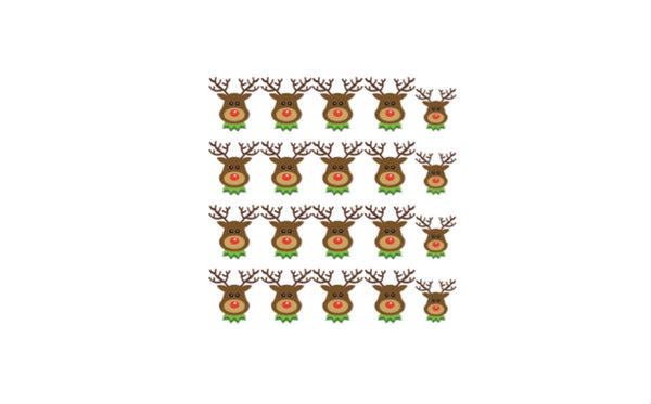 Reindeer Nail Decal