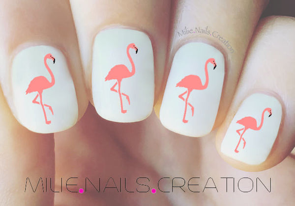 Flamingo Nail Decal