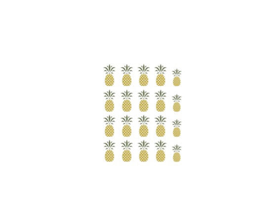 Pineapple Nail Decal