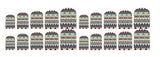 Tribal Nail Wrap