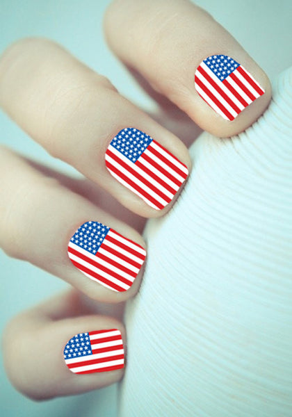 Flag Nail Wrap