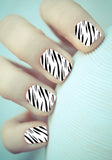 Zebra Nail Wrap