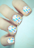 Watercolour Triangle Nail Wrap